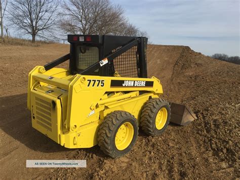 7775 john deere skid steer specs|1996 jd 7775 skidloader value.